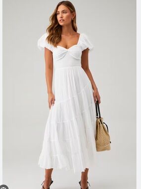 NWT Free People Short Sleeved Sundrenched Maxi dress